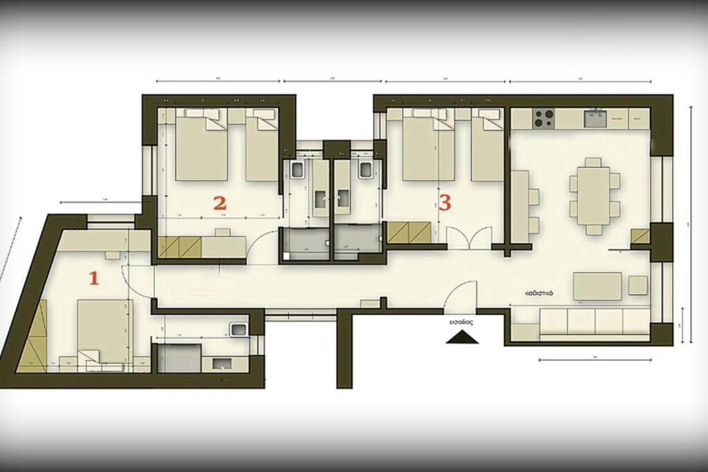 Athens Center Modern Apt In Art Nouveau Building 외부 사진